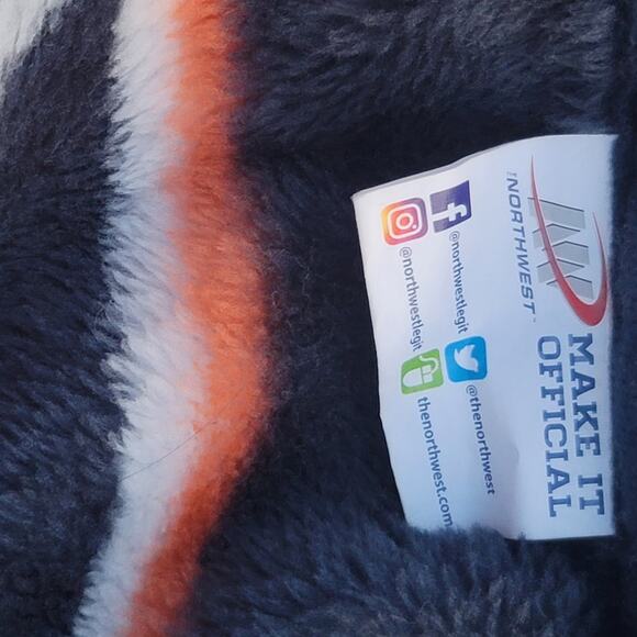 Vtg Chicago Bears Blanket NFL - Picture 3 of 3